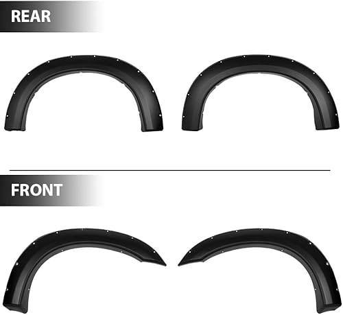 Vista 84 de G-PLUS Kit de guardabarros compatible con Ford F250 F350 Super Duty 1999-2007 (no compatible con modelos duales), cubierta protectora de rueda