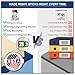 2026 Year Stickers, Doctor Stuff 2026 Chart Stickers, Safeguard Style Ringbook Sheets, Green Color Coded, USA Made Year Labels for End Tab File Folders, 270/Package, 3/4