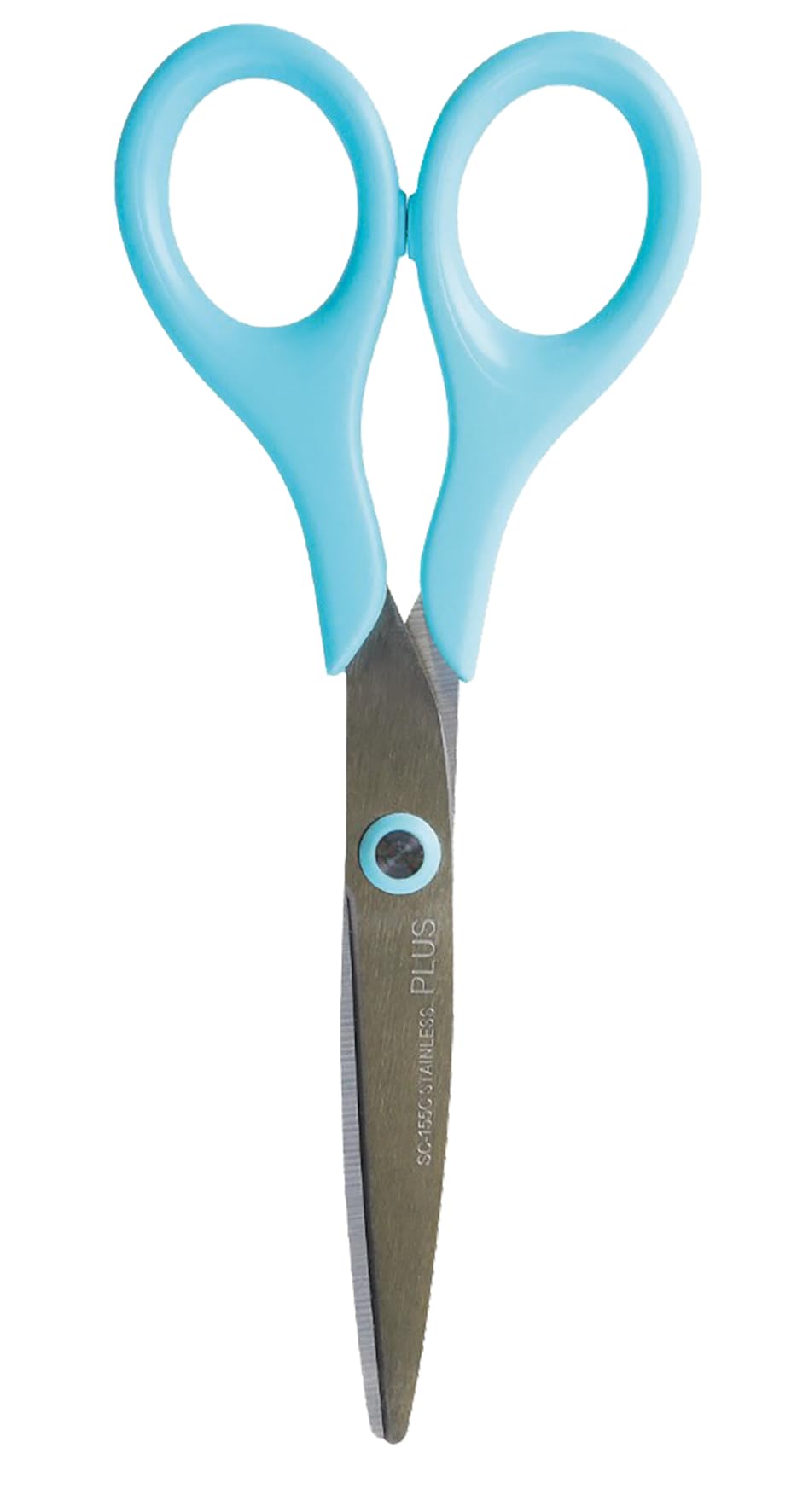 PLUS Juniorschere SC-155C-DP, Präzisionsspitze für filigrane Anwendungen, rostfreier Edelstahl für hohe Langlebigkeit, Display-Inhalt 24 Stück, blau/rosa/grün