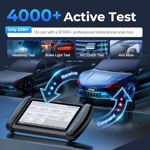 XTOOL IP616 V2.0 Bidirectional Scan Tool, Full System OBD2 Scanner Diagnostic Tool with 34+ Reset Services, Lifetime Free Updates, Active Test, CAN FD & DoIP, FCA AutoAuth, Android 10