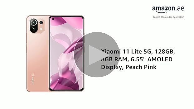 Xiaomi 11 Lite 5G NE Dual SIM Amoled Display Peach Pink 8GB