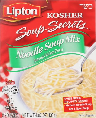 Image of Lipton, Soup Mix Kosher Chicken Noodle, 4.09 Oz (Pack of 6)