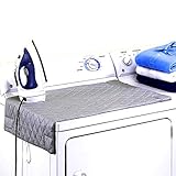 ABA Magnetic Ironing Blanket 33'x19' Washer Dryer Heat Resistant Pad, Portable Iron Board Alternative Cover with Magnets, New Version