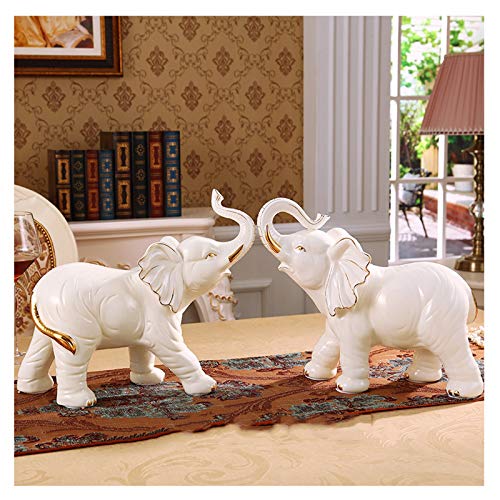 Statues d'ornement artisanal de cerf en résine pour salon et décoration intérieure