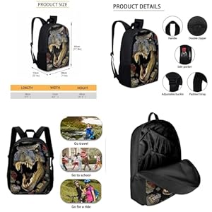 Showudesignsdinosaurbackpackforboyswithlunchboxgirlstrexbackpackdinobookbagbacktoschoolchildrenbookbagsetwithlunchbagpencilcaseschoolbag Urban Country Home Decor Showudesigns dinosaur backpack for boys with lunch box girls trex backpack dino bookbag back to school children book bag set with lunch bag pencil case schoolbag urban country home decor