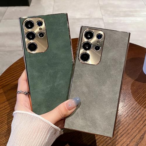 Étui antichoc S22 cuir mat gris pour éviter les bris d'écran - 2