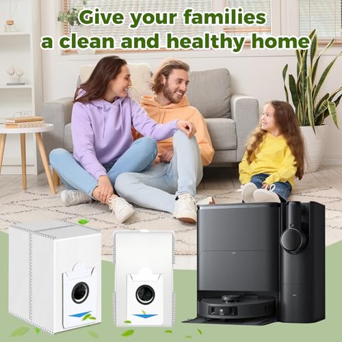 10 Stück Staubbeutel für Ecovacs T30S Combo / T30S Combo Complete Staubsauger Absaugstation, Ersatzbeutel Zubehörset Antibakterieller Staubsaugerbeutel Ersatzteile (Nicht für T30S)