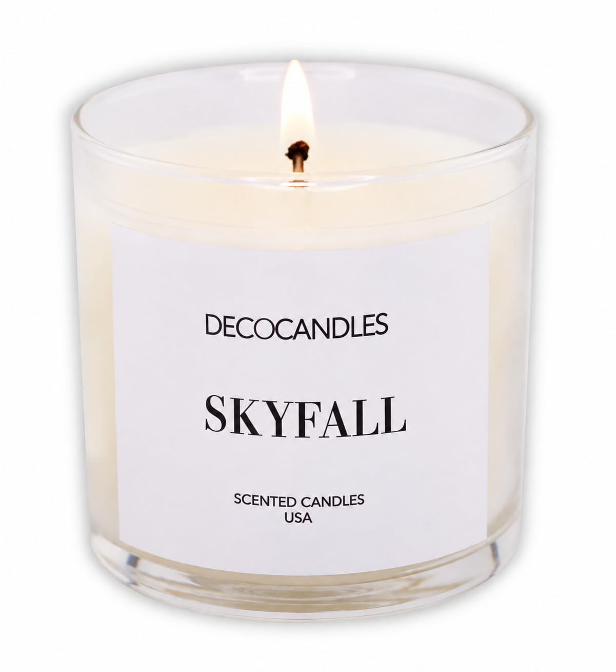 Urban Concepts by DECOCANDLES - Highly Scented Soy Candle - Long Lasting - Hand Poured in USA (6 Oz., Skyfall)
