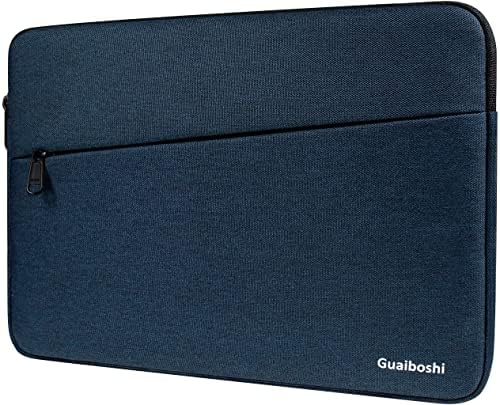 10.5-11 inch Tablet Sleeve, Polyester Pouch Cover Case Fits 11” New iPad Pro 2018, 10.5” iPad Air 2019/ iPad Pro, Microsoft Surface Go, Samsung Tab, Fit for Apple Pencil & Smart Keyboard – Blue