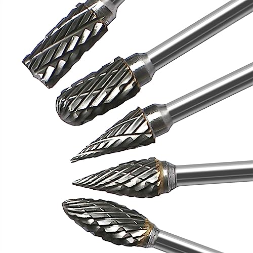 Set de 10 fresas rotativas de carburo de tungsteno 3x6 mm miniatura 6