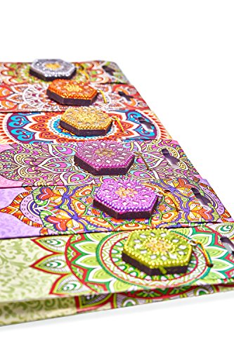 Premium Incense Sticks 6 Set Gift Pack: Vanilla, Patchouli, Sandalwood, Rose, Lavender, Jasmine And Ylang Ylang With A Sparkly Holder In Each Box 240 Sticks, By Karma Scents #TOP7