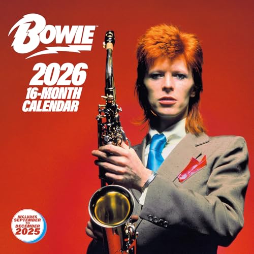 Calendario 2026 da parete david bowie 30 x 30 cm