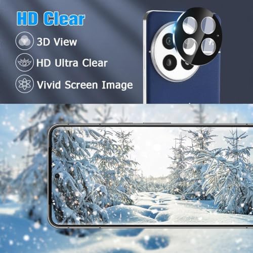 Image of Xmon Back Camera Lens Protector for Oneplus 13R (1 Pack) Premium Camera Glass Protector Guard, Anti-Scratch, Ultra-Clear, Easy Installation