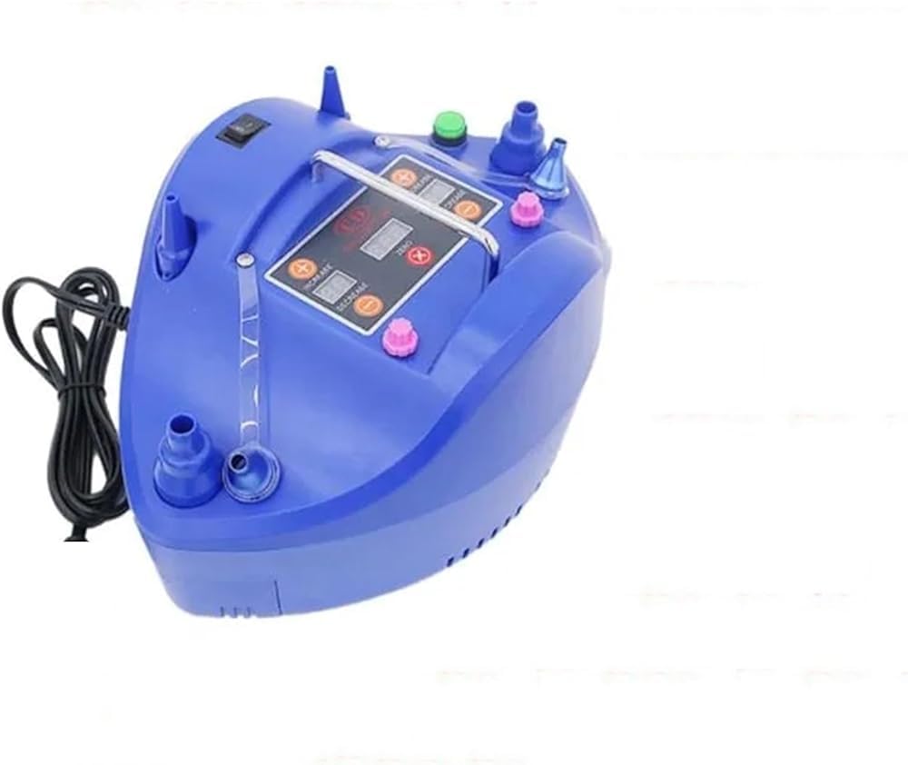 Pompa elettrica per gonfiare palloncini con timer digitale e interruttore a pedale, gonfiaggio rapido ad alta efficienza, per palloncini in lattice e mylar, decorazione per feste ed eventi