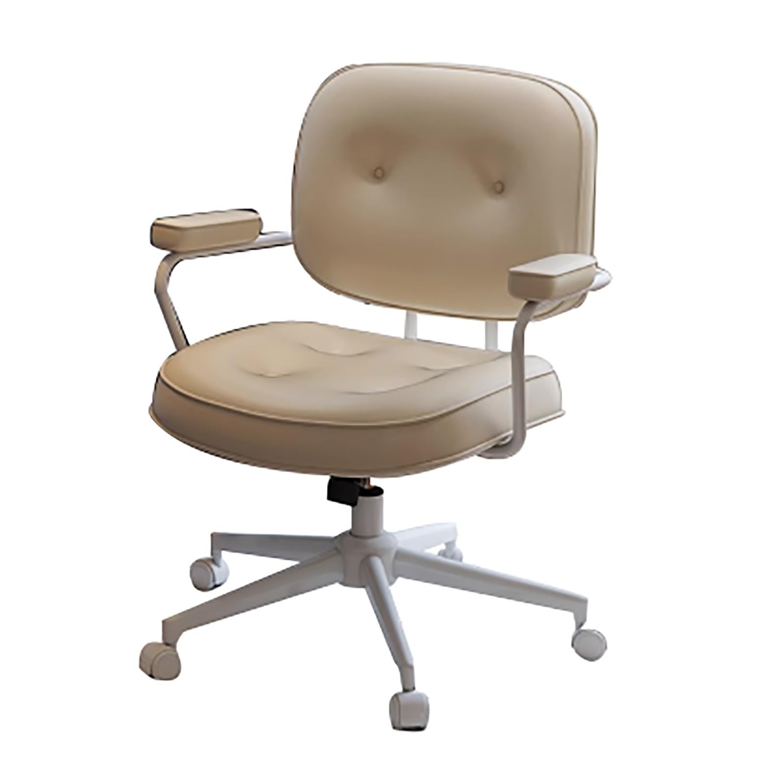 Chaises de bureau à domicile blanches LWX idéales pour l'étude et le télétravail