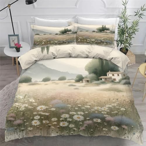 Housse de couette microfibre douce de qualité supérieure avec imprimé d'art - 6