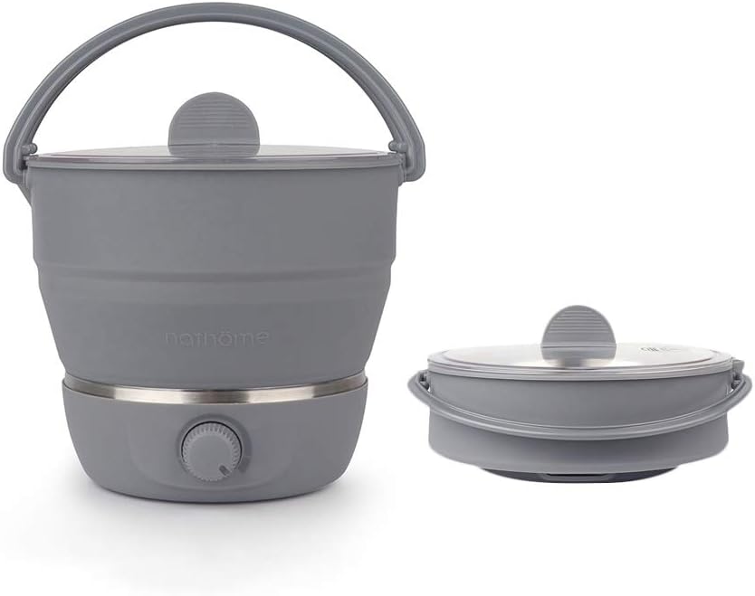 Drizzle Foldable Electric Hot Pot Cooker Dual Voltage100V240V Mini