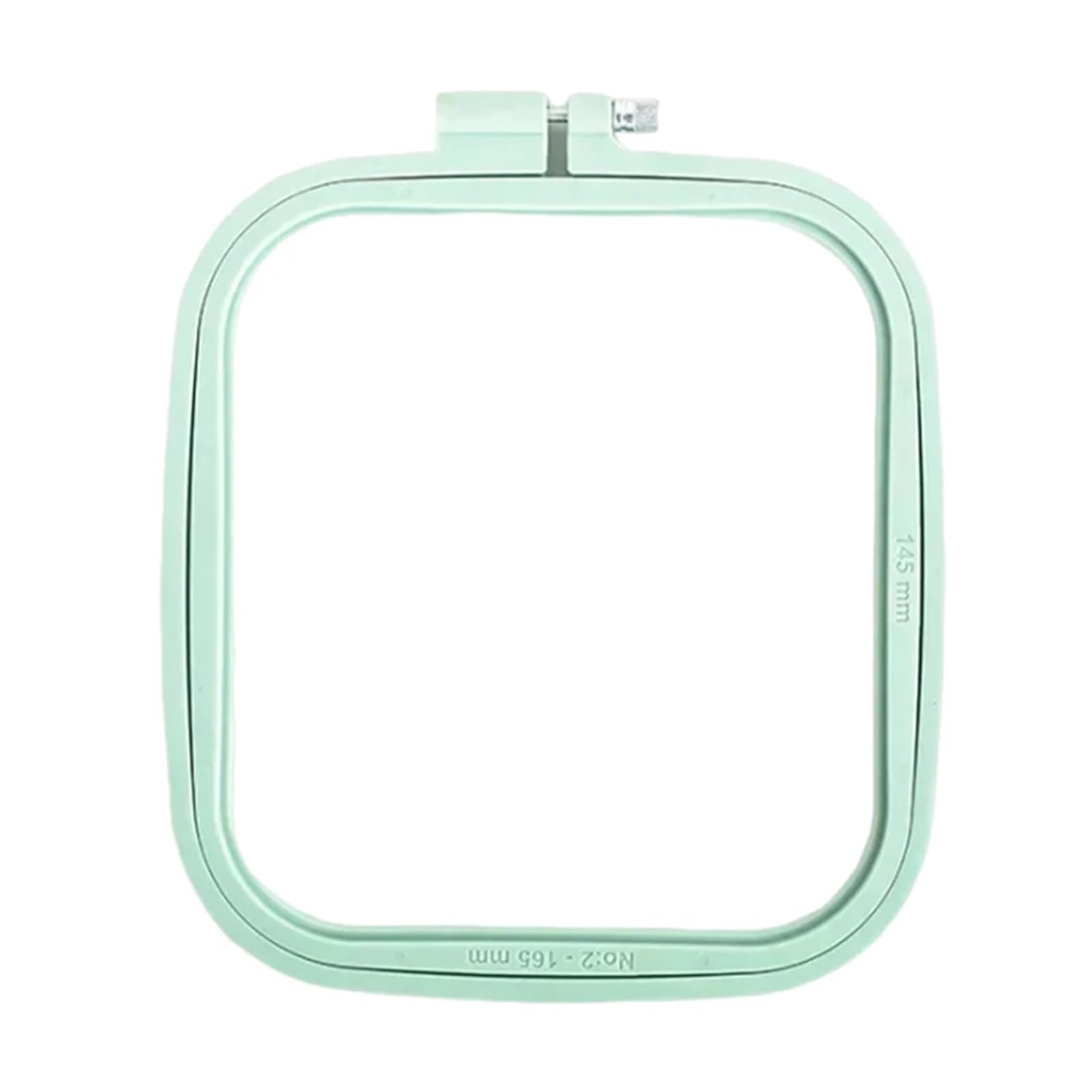 CQAHDSEVF Embroidery Hoop Circle, Cross Stitch Rack Square Embroidery Hoop Plastic Punch Needle for and Sewing(Color 1)