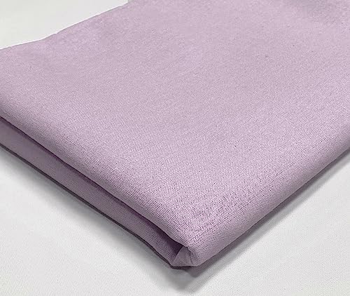 A-Express Plain Cotton Fabric, 60 Inches 150cm Extra Wide Per Metre, 150 GSM Viscose Material, for Clothing Quilting