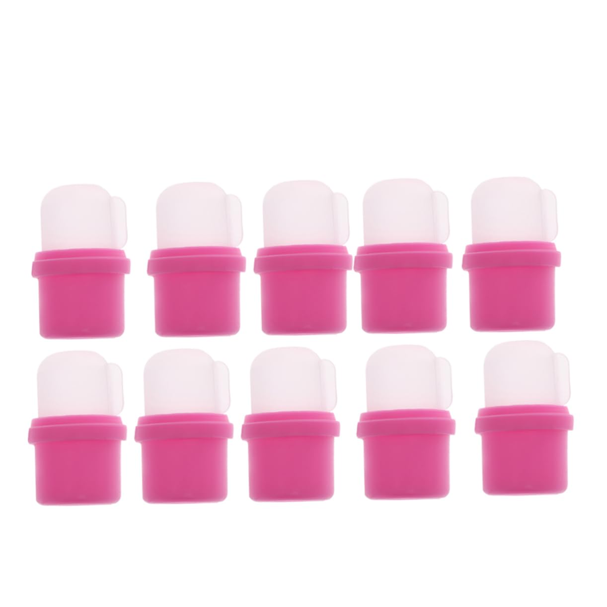Ipetboom Crystal Nail Removing Covers 10pcs Manicure Nail Soaker Kits for Daily Use