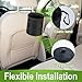 ecocstm 2 PCS Car Trash Can, Collapsible Pop-up Car Garbages Can, Portable Garbage Bin with Elastic Band, Waterproof Small Garbage Can for Back Seat Front Seat, for Outdoor Traveling & Home Use