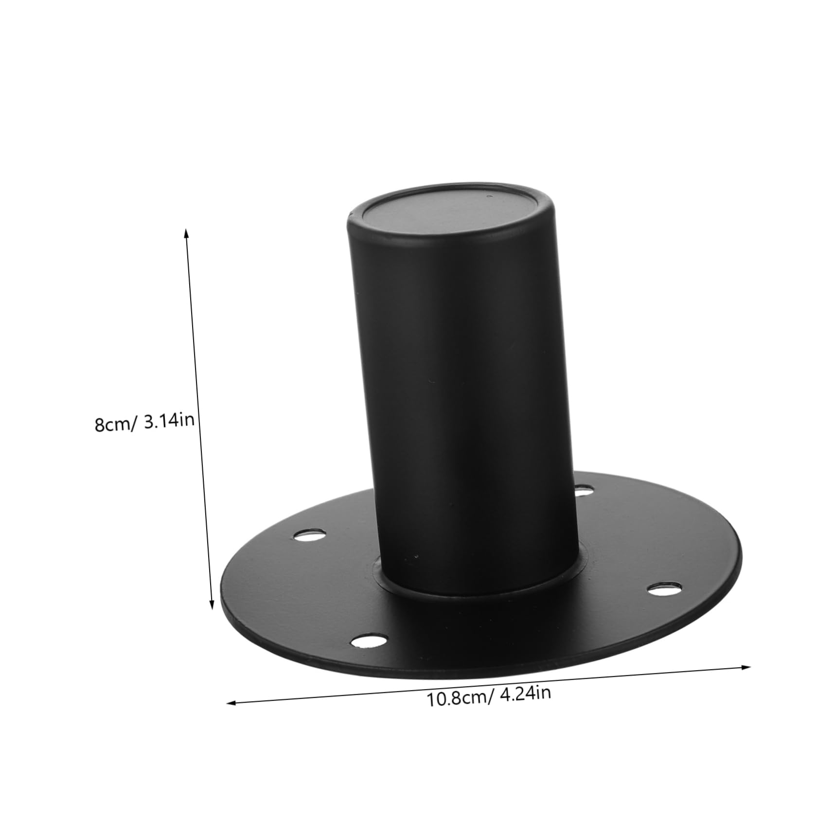 Wakauto Speaker Mount Stand Base Replacement Iron Stage Box Seat Flat Bottom Design Resistant to Wear Fade