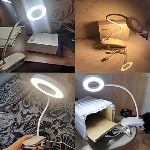 Lampe de bureau 8W USB rechargeable veilleuse LED table pour lecture lit - 8