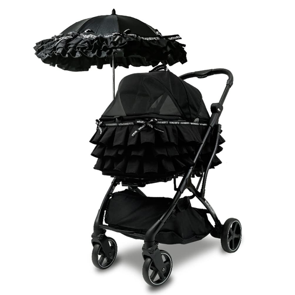 Amazon.co.jp: ペットカート 傘付きの高級ペットストローラー  