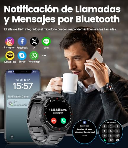 La Mejor Lista de reloj inteligente android los más recomendados. 8 reloj inteligente android marca SIEMORL (2)