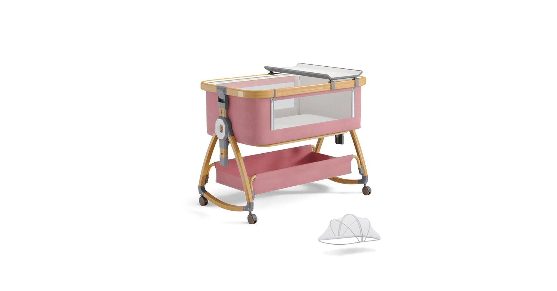 Amazon.com: Baby Bassinet, Bedside Bassinet for Baby, 4 in 1