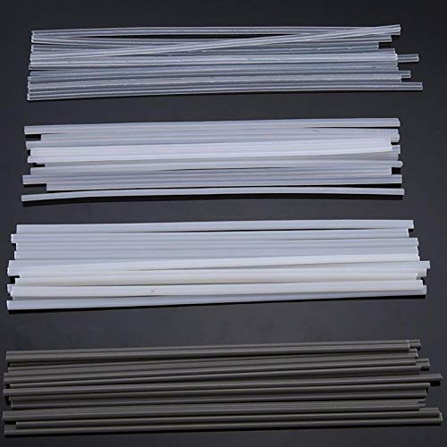 50 Pièces Bâtons Soudage Pp/Pvc/Pe Soudage Réparation Chocs Baguettes