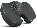 Cushion Seat Pillow Orthopaedic Coccyx Back Pain Relief Memory Foam Office Chair
