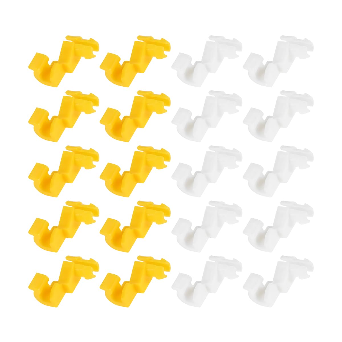 BELOMI 5 Pair Tailgate Handle Door Lock Rod Clips, 5 mm Rod Size Tailgate Handle Rod Clip Replacement, Replace OEM Number: 69293-12030 69293-12040, Compatible with MR2, RAV4, More Vehicles