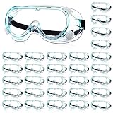 Yunsailing 保護安全ゴーグル 30個パック クリアラボゴーグル オーバーグラス 曇り止め 目の保護ゴーグル 男女兼用 (クリアグリーン)