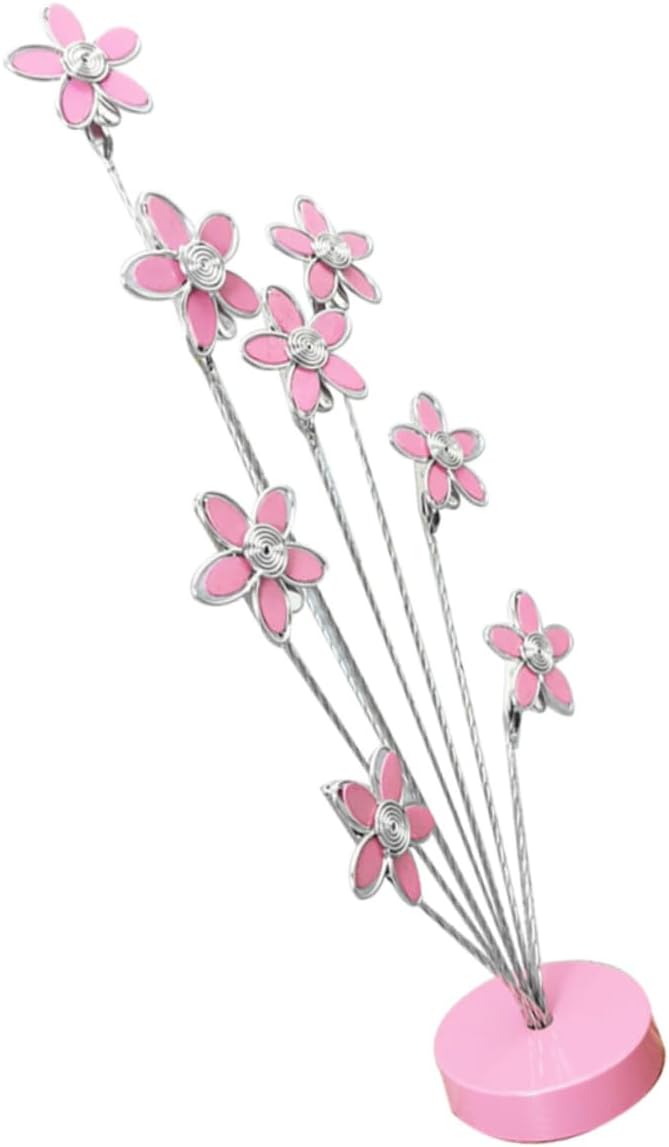 Stainless Steel Flower Memo Clip, Photo Holder for Weddings Xmas
