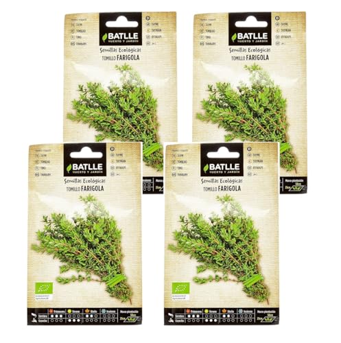 Semillas de tomillo ecológico de Semillas Batlle PACK (4)