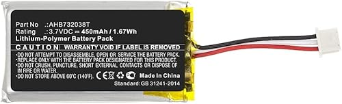 Miniatura 5 de Synergy Digital Batería de auriculares inalámbricos, compatible con auriculares inalámbricos Sennheiser EPOS SDW 60, (Li-Pol, 3.7 V, 450 mAh), ultra