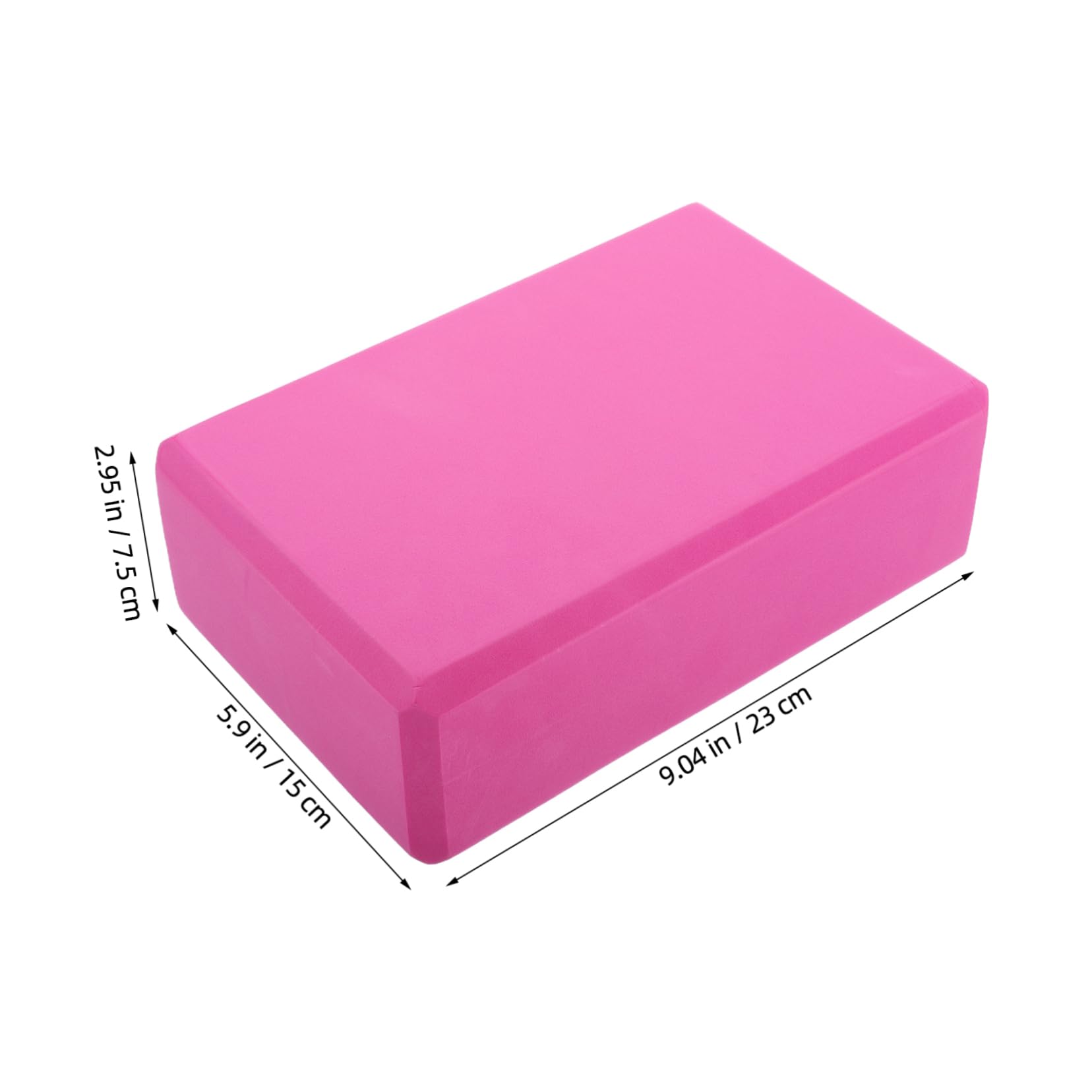 BESPORTBLE 2pcs Non-slip Yoga Blocks for Pilates Flexibility Exercise Yoga Bricks Stable Support