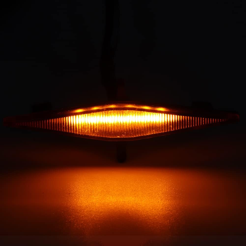 4Pcs Grille Lamp Front Mesh LED Lights for TRD Pro 2014-2019 Black Shell Yellow Light - Durable Waterproof ABS, Bright Safety Lighting, Easy Install for Off - Road (Yellow Shell Yellow Light)