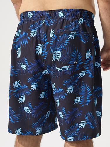 Arcweg Mens Big and Tall Swim Trunks with Mesh Liner 9 inch Plus Size Quick Dry Bathing Suits Swim Shorts for Men 1X-6X — view 2
