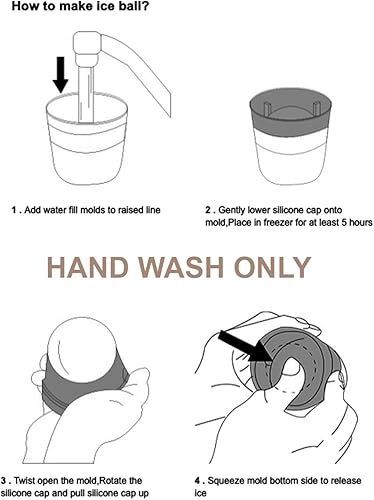 Miniatura 6 de OLD BARREL - Juego de 8 vasos de whisky (4 vasos con 4 moldes de bolas de hielo) 10 onzas de cristal de moda antigua caja de regalo Bourbon,