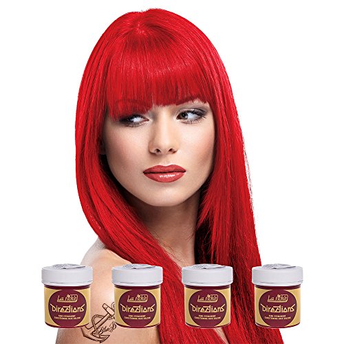 La Riche Directions Semi Permanent Fire Hair Colour Dye x 4 miniatura 1