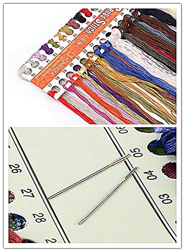 CaptainCrafts Cross Stitch Kits Stamped Cross Stitch Preprinted 14CT Fabric DIY Cross Stitch Adults Embroidery Kits Needlework Crafts (Stamped 14CT - Image 2
