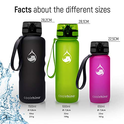 Bouteille d'eau anti-fuite sans BPA pour boissons gazeuses