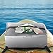 Hperu Waterproof Paddle Board Cooler PVC Material Paddle Board Deck Bag Insulated Leakproof Storage with Adjustable Strap for, Kayak, Swimming Gear