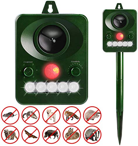 Preisvergleich Produktbild GolWof Katzenschreck Solar Ultraschall Tiervertreiber