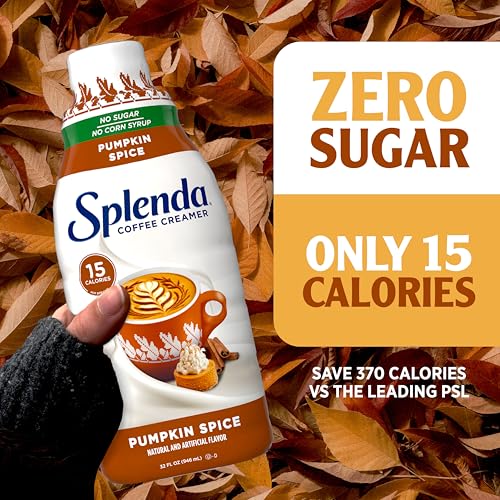 Image of SPLENDA Sugar Free Pumpkin Spice Coffee Creamer, 32 Fl Oz. (Pack of 2)
