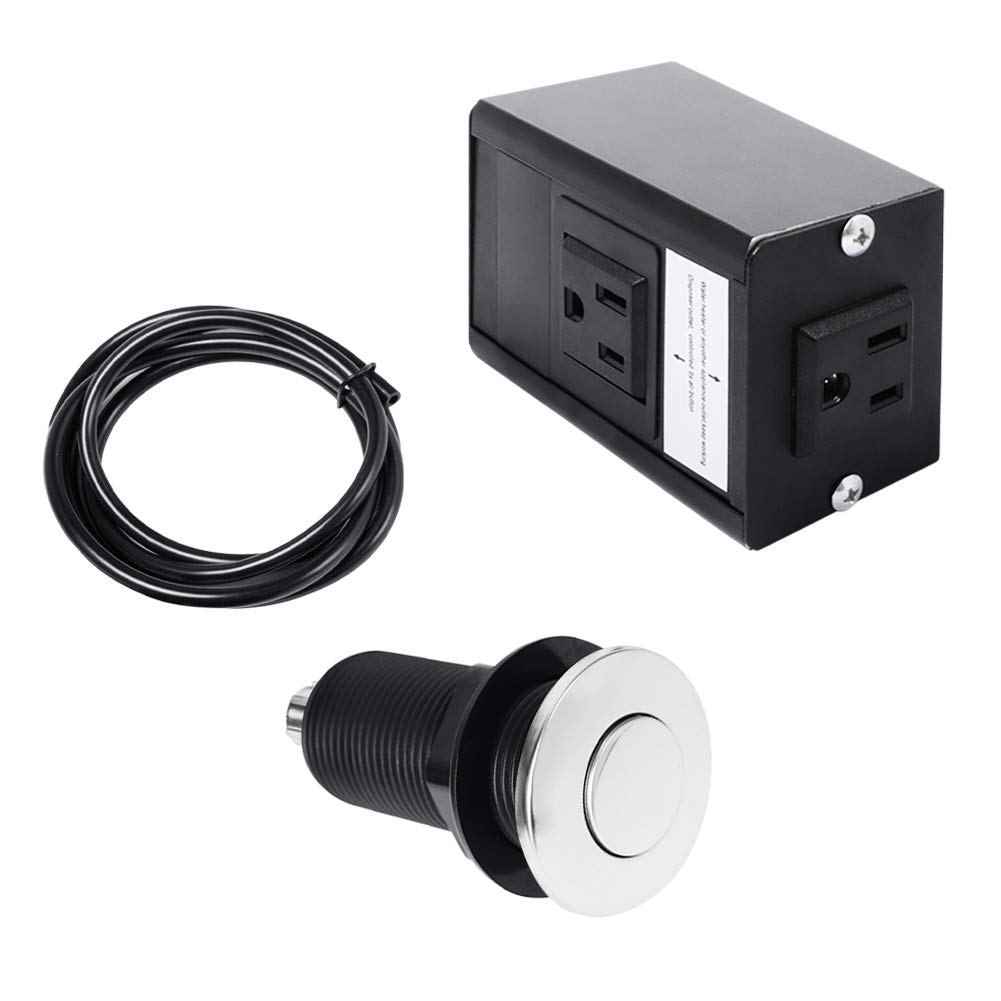 Buy Garbage Disposal Air Switch Kit Dual Outlet Sink Top Food Waste