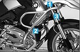 Tankschutzbügel für Kombination mit Motorschutzbügel 502918 schwarz für BMW R1200GS (2008-2012)