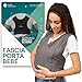 Koala Babycare Fascia Porta Bebe Neonato Facile da Indossare, Regolabile e Unisex - Marsupio Neonati Multiuso Adatto Fino a 9kg - Fascia Porta Bambino Antracite